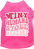 Load image into Gallery viewer, Adorable Cat or Dog Shirt for Pets "Tiny Humans Stole My Heart"
