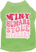 Load image into Gallery viewer, Adorable Cat or Dog Shirt for Pets "Tiny Humans Stole My Heart"
