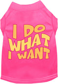Load image into Gallery viewer, Adorable Cat or Dog Shirt for Pets "I Do What I Want"

