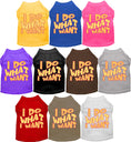 Load image into Gallery viewer, Adorable Cat or Dog Shirt for Pets "I Do What I Want"
