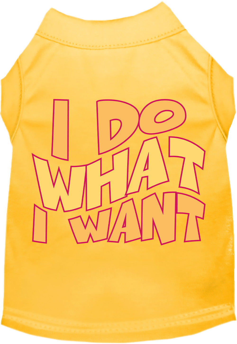 Adorable Cat or Dog Shirt for Pets "I Do What I Want"
