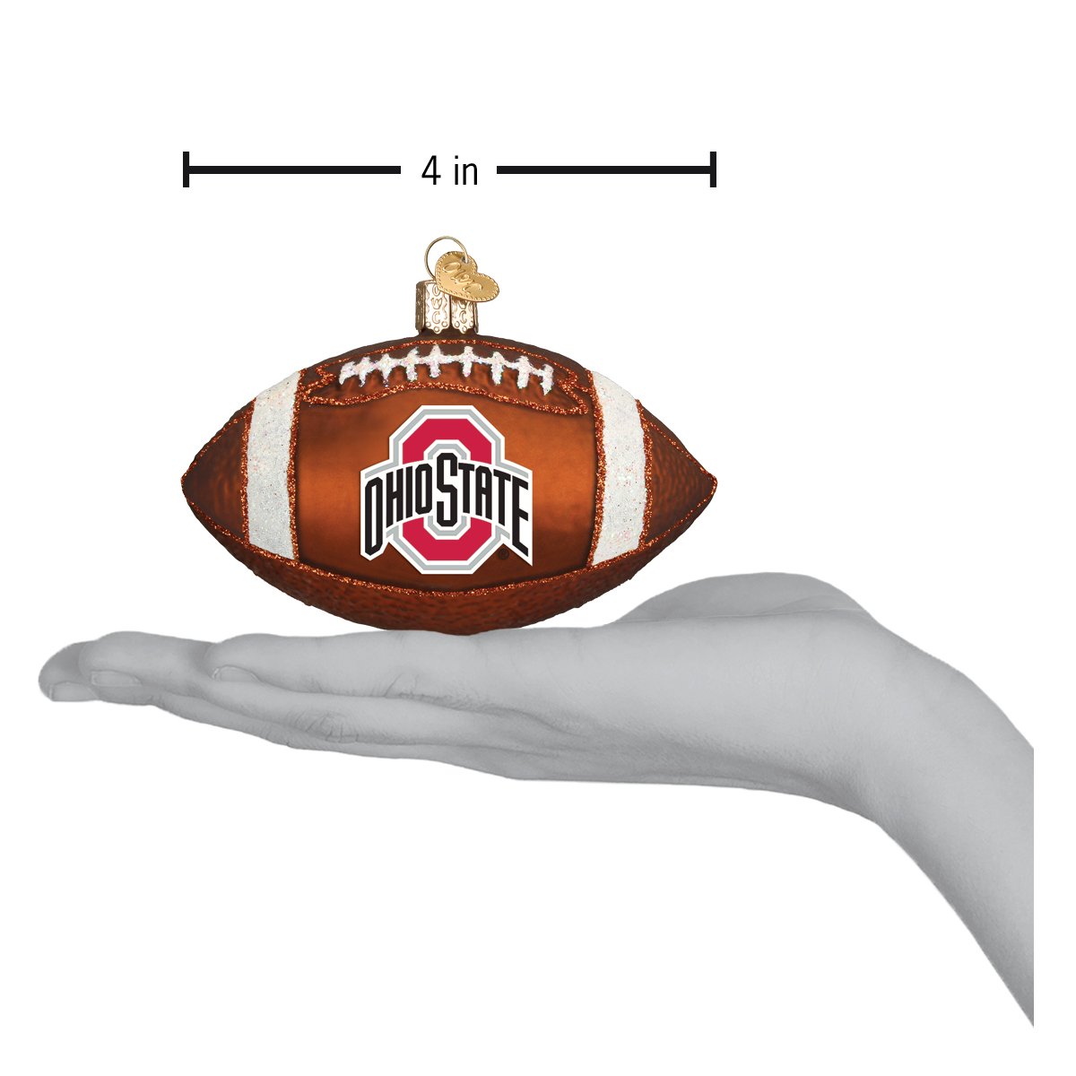 Ohio State Football Ornament - Southlake Paws