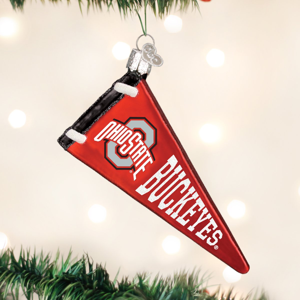 Ohio State Pennant Ornament - Southlake Paws