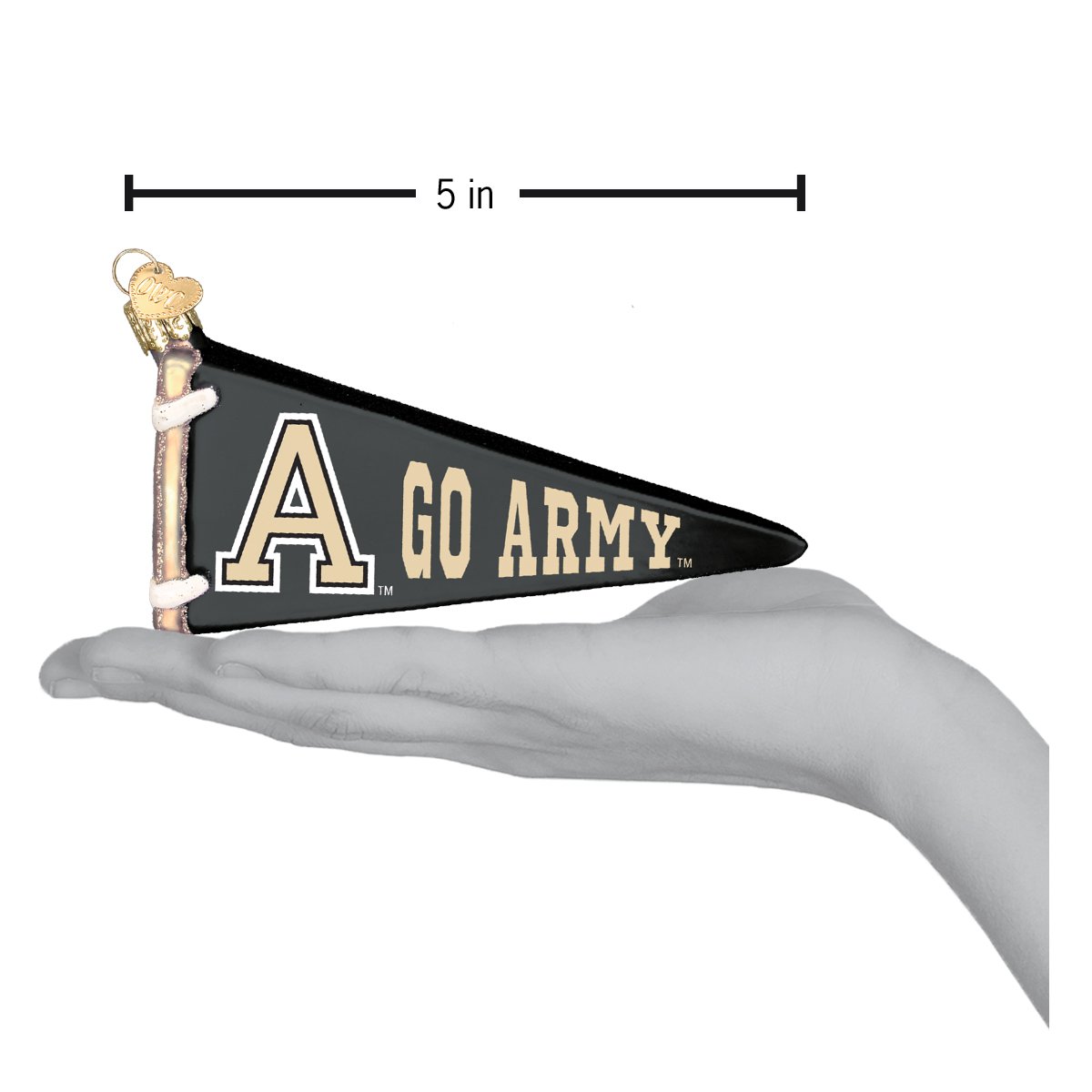 Army Pennant Ornament - Southlake Paws