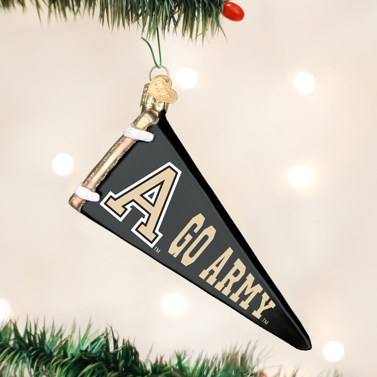 Army Pennant Ornament - Southlake Paws