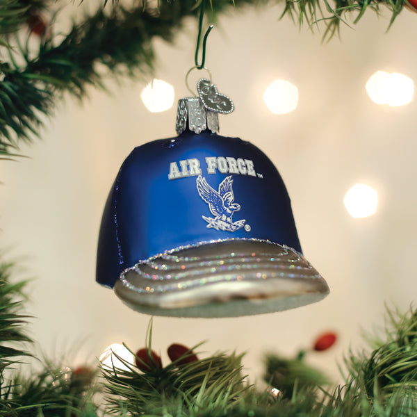 Air Force Baseball Cap Ornament - Southlake Paws