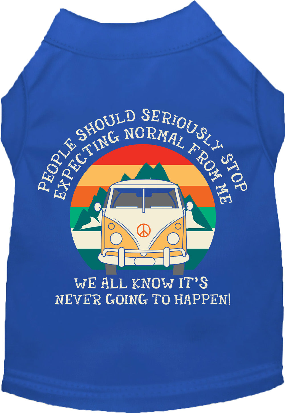 Cat or Dog Shirt for Pets "Stop Expecting Normal Vanlife"