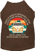 Load image into Gallery viewer, Cat or Dog Shirt for Pets "Stop Expecting Normal Vanlife"
