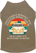Load image into Gallery viewer, Cat or Dog Shirt for Pets "Stop Expecting Normal Vanlife"
