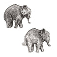 Load image into Gallery viewer, Elephant Cufflinks
