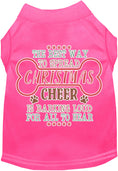 Load image into Gallery viewer, Cute Christmas Cat or Dog Shirt for Pets "Christmas Cheer by Barking Loud"
