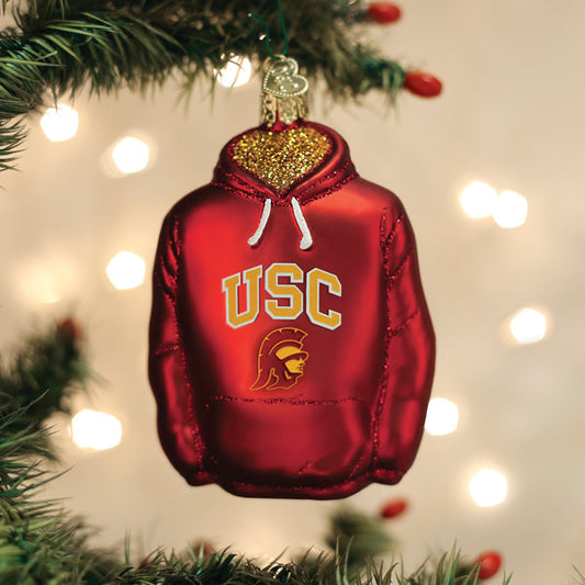 USC Hoodie Ornament - Southlake Paws