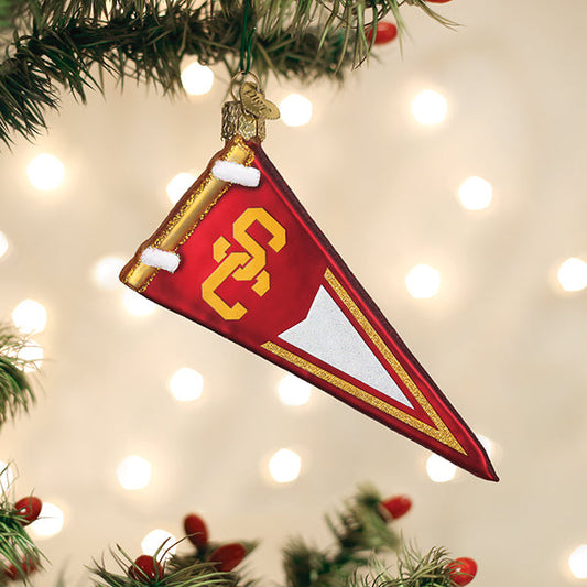 USC Pennant Ornament - Southlake Paws