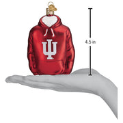Indiana Hoodie Ornament