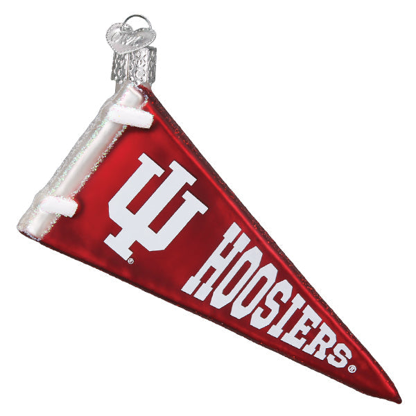 Indiana Pennant Ornament - Southlake Paws