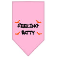 Load image into Gallery viewer, Halloween Pet and Dog Bandana Screen Printed, "Feeling Batty"
