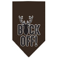 Load image into Gallery viewer, Pet and Dog Bandana Screen Printed, "Buck Off"
