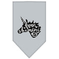 Load image into Gallery viewer, Pet and Dog Bandana Screen Printed, "Born To Be A Unicorn"
