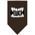Load image into Gallery viewer, Pet and Dog Bandana Screen Printed, "Bite Me"
