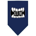 Load image into Gallery viewer, Pet and Dog Bandana Screen Printed, "Bite Me"
