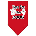 Load image into Gallery viewer, Halloween Pet and Dog Bandana Screen Printed, "Here For The Boos"
