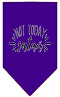 Load image into Gallery viewer, Pet and Dog Bandana Screen Printed, "Not Today Satan"
