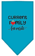 Load image into Gallery viewer, Pet and Dog Bandana Screen Printed, "Family Favorite"

