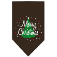 Load image into Gallery viewer, Christmas Dog Bandana, "Scribble Merry Christmas"
