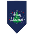 Load image into Gallery viewer, Christmas Dog Bandana, "Scribble Merry Christmas"
