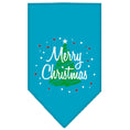 Load image into Gallery viewer, Christmas Dog Bandana, "Scribble Merry Christmas"
