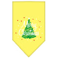 Load image into Gallery viewer, Christmas Dog Bandana, "Scribble Merry Christmas"
