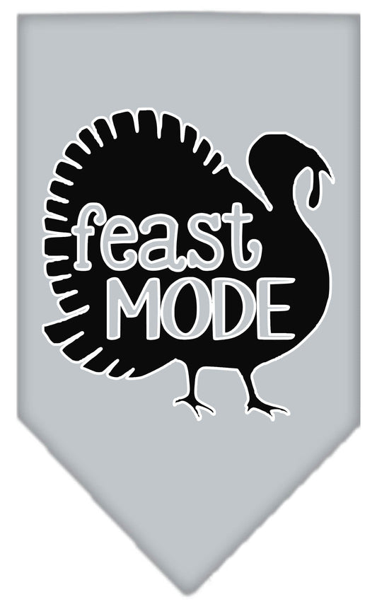 Pet and Dog Bandana Screen Printed, "Feast Mode"