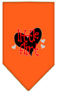 Load image into Gallery viewer, Pet and Dog Bandana Screen Printed, "Little Flirt"
