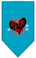 Load image into Gallery viewer, Pet and Dog Bandana Screen Printed, "Little Flirt"
