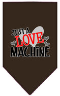 Load image into Gallery viewer, Pet and Dog Bandana Screen Printed, "Love Machine"
