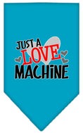 Load image into Gallery viewer, Pet and Dog Bandana Screen Printed, "Love Machine"
