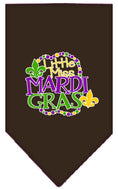 Load image into Gallery viewer, Pet and Dog Bandana Screen Printed, "Little Miss Mardi Gras"

