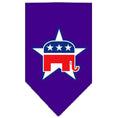 Load image into Gallery viewer, Dog Bandana Screen Printed,  "Republican"
