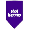 Load image into Gallery viewer, Pet and Dog Bandana Screen Printed, "Shed Happens"
