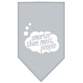 Load image into Gallery viewer, Pet and Dog Bandana Screen Printed, "Smarter Than Most People"
