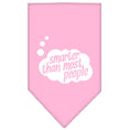 Load image into Gallery viewer, Pet and Dog Bandana Screen Printed, "Smarter Than Most People"
