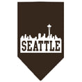 Load image into Gallery viewer, Pet and Dog Bandana Screen Printed, "Seattle Skyline"
