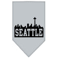 Load image into Gallery viewer, Pet and Dog Bandana Screen Printed, "Seattle Skyline"
