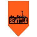 Load image into Gallery viewer, Pet and Dog Bandana Screen Printed, "Seattle Skyline"
