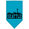 Load image into Gallery viewer, Pet and Dog Bandana Screen Printed, "Seattle Skyline"
