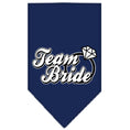 Load image into Gallery viewer, Pet and Dog Bandana Screen Printed, "Team Bride"

