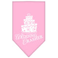 Load image into Gallery viewer, Pet and Dog Bandana Screen Printed, "Wedding Crasher"
