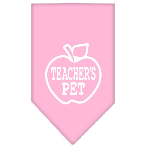 Pet and Dog Bandana Screen Printed, "Teachers Pet"