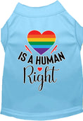 Load image into Gallery viewer, Pride Cat or Dog Shirt for Pets "Love is a Human Right"
