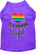 Load image into Gallery viewer, Pride Cat or Dog Shirt for Pets "Love is a Human Right"

